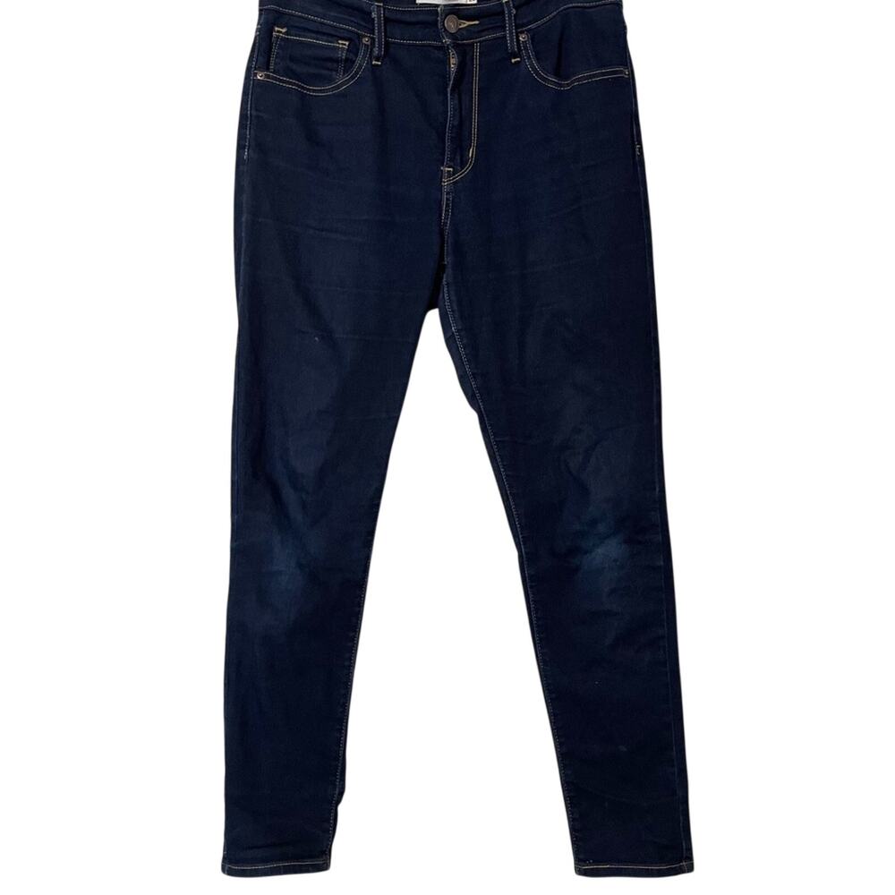 Levi’s Dark Wash 721 High Rise Skinny Jeans Womens 28 Blue Denim Zip Fly Fall